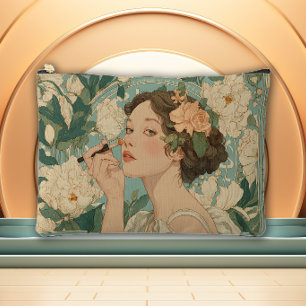 Verzauberte Blüten Art Nouveau Zubehörtasche