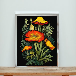 Verzauberte Blüten Fotodruck