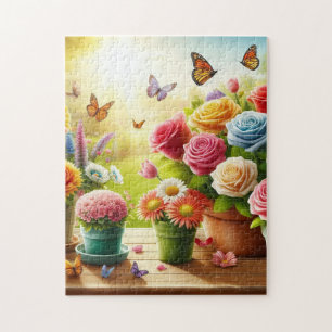 Verzauberte Blüten Puzzle