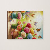 Verzauberte Blüten Puzzle (Horizontal)