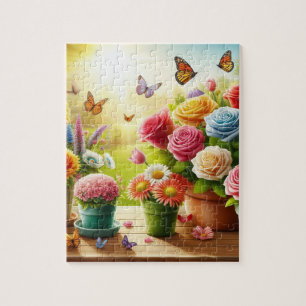 Verzauberte Blüten Puzzle
