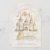 🏰 ✨ verzauberte Burgprinzessin Einladung zum 1. G (Vorne/Hinten)