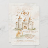 🏰 ✨ verzauberte Burgprinzessin Einladung zum 1. G (Vorne/Hinten)