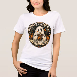 Verzauberte Coffee Club Cute Gruselig Tri-Blend Shirt