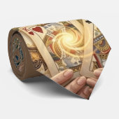 Verzauberte Deck Muse Krawatte (Gerollt)