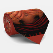 Verzauberte Deck Muse Mann in Rot Krawatte (Gerollt)