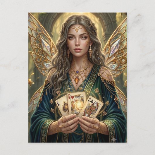 Verzauberte Deck Muse Postkarte (Vorderseite)