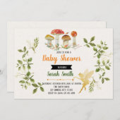 Verzauberte Duschen-Party Einladung (Vorne/Hinten)