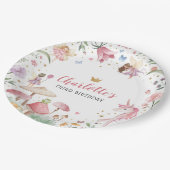 Verzauberte Fairy Garden Party Paper Teller (Schrägansicht)