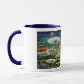 Verzauberte Fee Leuchtender Löwenzahn Kaffeetasse (Links)