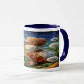 Verzauberte Fee Leuchtender Löwenzahn Kaffeetasse (VorderseiteRechts)