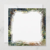 Verzauberte Feen-Themen-Geburtstagsfeier Karte (Rückseite)