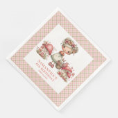 Verzauberte Feengarten Magische Geburtstagsfeier Serviette (Ecke)
