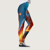 Verzauberte Feuerfeline Leggings (Rechts)