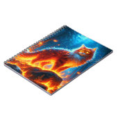 Verzauberte Feuerfeline Notizblock (Linke Seite)