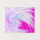 Verzauberte Gärten - Rosa Horizont Wandteppich (Vorderseite (Horizontal))