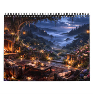 Verzauberte gotische Gärten 2027 Wandkalender