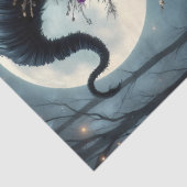 Verzauberte Gotische Hexe mit Silber Seidenpapier (Ausschnitt)