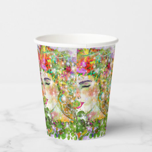 Verzauberte Göttin Pappbecher (Rechts)