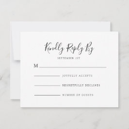 Verzauberte Hängeleuchten Hochzeit RSVP Karte