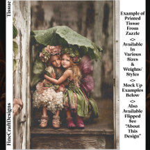 Verzauberte Hydrangea-Fairies im Regen ED2L Decoup