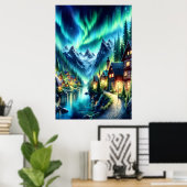 Verzauberte Kabine im Whispering Woods Poster (Heimbüro)