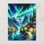 Verzauberte Kabine im Whispering Woods Postkarte (Vorderseite)