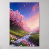 Verzauberte Kaskaden Poster (Vorne)