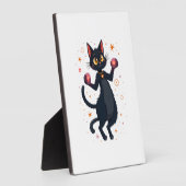 verzauberte Katze Fotoplatte (Seite)