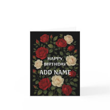 Verzauberte Kletterrosen Alles Gute zum Geburtstag