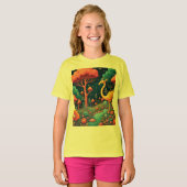 Verzauberte Landschaft T-Shirt (Vorne ganz)