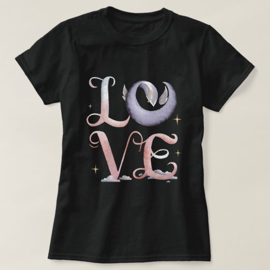 Verzauberte Liebe T-Shirt (Design vorne)