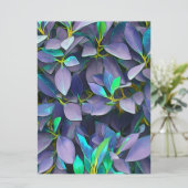 Verzauberte Lila Blätter (Stehend Vorderseite)