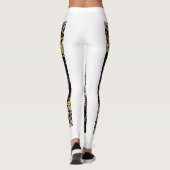 Verzauberte Lila Gold Mandala-Leggings Leggings (Rückseite)
