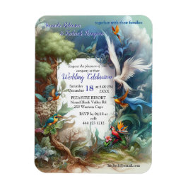 Verzauberte magische Fantasie Kreationen Magnet