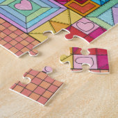 Verzauberte Märchen Kaleidoskop Quilt jigsaw Puzzle (Seite)