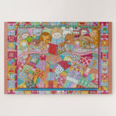 Verzauberte Märchen Kaleidoskop Quilt jigsaw Puzzle (Horizontal)