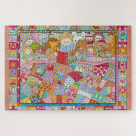 Verzauberte Märchen Kaleidoskop Quilt jigsaw Puzzle