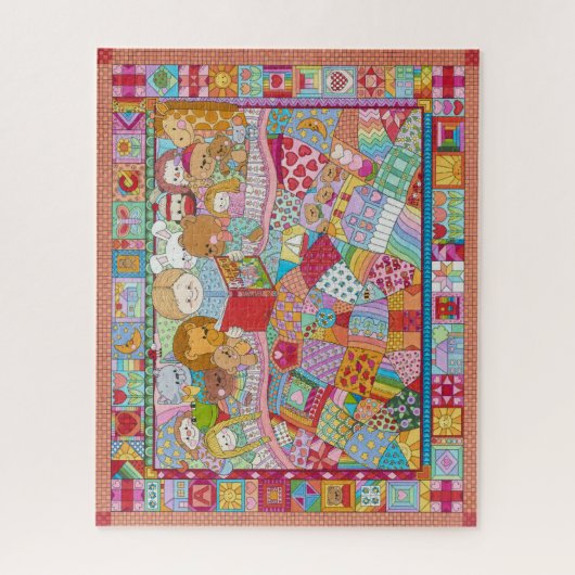 Verzauberte Märchen-Steppdecke Puzzle (Vertikal)