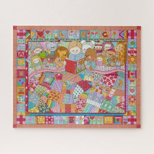 Verzauberte Märchen-Steppdecke Puzzle (Horizontal)