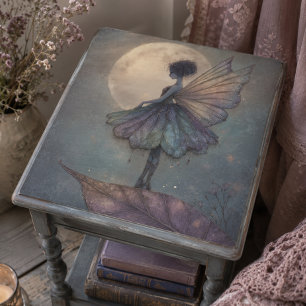 Verzauberte Mondlicht-Fee-Wasserfarben-Fantasy Seidenpapier