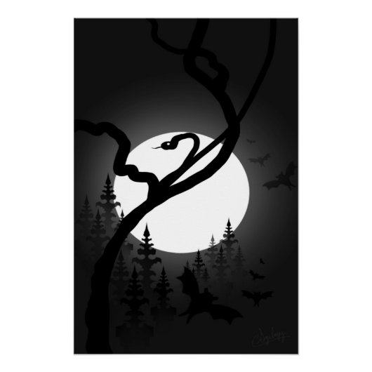verzauberte Nacht Poster (Vorderseite)