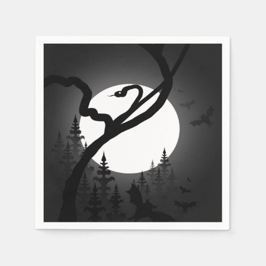 verzauberte Nacht Serviette (Vorderseite)