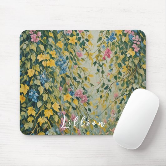 Verzauberte Passage: Pastelheimlich Garten Mousepad (Mit Mouse)