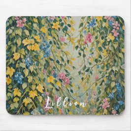 Verzauberte Passage: Pastelheimlich Garten Mousepad