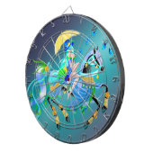 Verzauberte Pferdereiten Dartscheibe (Vorderseite rechts)