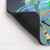 Verzauberte Pferdereiten Mousepad (Ecke)