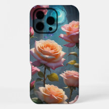 Verzauberte Pfirsich-Rosa Rosen