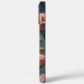 Verzauberte Pfirsichrosen Case-Mate iPhone Hülle (Rückseite / Links)