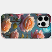 Verzauberte Pfirsichrosen Case-Mate iPhone Hülle (Rückseite (Horizontal))